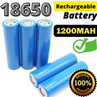 Lithium Ion 3.7V Rechargeable 18650 Battery / Bateri Boleh Cas 18650(1200mAh) - ORIGINAL QUALITY