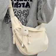 女包包包女斜挎包餃子包 Big Shoulder Bag Dumpling Sling Bag 雲朵包 斜挎包小香風 包包 Messenger Bag Sling Bag Dumpling Ins 風