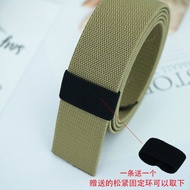 Belt Elastic Elastic Elastic Thickened Braided Belt Belt Elastic Non-porous Belt Accessories Belt Be