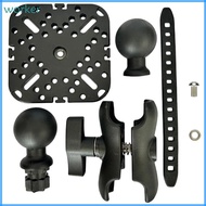 Wor* Fish Finder Bracket 360 Degree Rotation Fish Finder Holder Base Mount Fish Finder Mount Base Ma