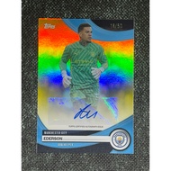 2023-24 Topps Manchester City Team Set  Gold Foil Parallel Autograph 18/50 - Ederson