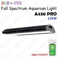 Week Aqua RGB full Spectrum Aquarium Light A430 Pro (Apps Control) - 120W+UVA