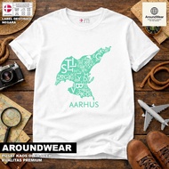 T-SHIRT BY DENMARK 48, WEAR STATETAG ASAL DENMARK PREMIUM SOUVENIR MATERIAL GIFT