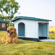 HY/🥭Dog House Dog House Plastic Kennel Dog Cage Indoor Outdoor Dog House Summer Winter Waterproof Rain-Proof Bite-Resist
