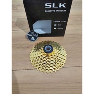 CASSETTE SPROCKET SLK 8 SPEED 11-36T GOLD