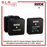Rode Wireless GO II 1/ 2 Person Compact Digital Wireless Microphone System / Recorder 2.4 GHz