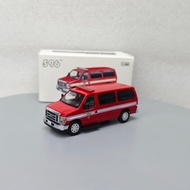 596 1: 64 Ford E-Series Vans Los Angeles Fire Station 596-110 Out of Print Car Model
