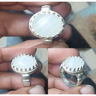 cincin permata mani gajah batu asli ( hidup )