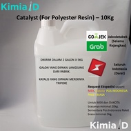 Catalyst - 10 Kg - Katalis Resin - Pengeras Resin Polyester - Resin Bening - Catalyst For Polyester