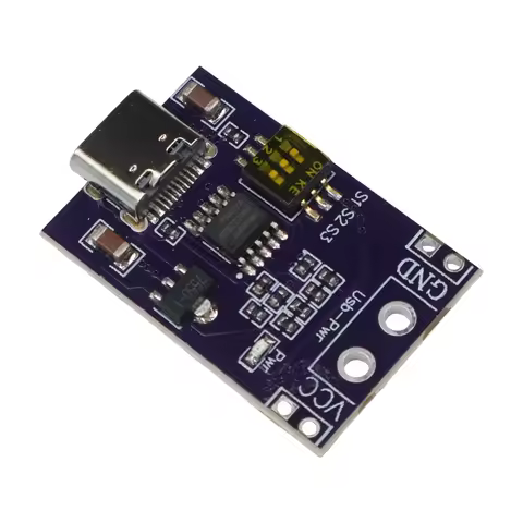 CH224K PD/QC/AFC Fast Charge Decoy Trigger Type-C Module with DIP Switch 5V 9V 12V 15V 20V Fixed Out