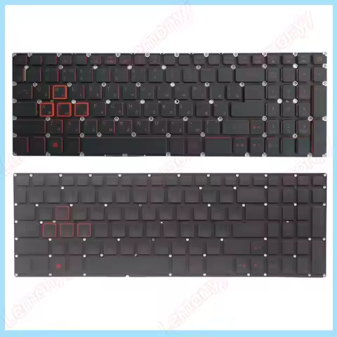 NEW laptop US Russian Keyboard backlit For Acer Nitro 5 AN515-41 AN515-42 AN515-41-F1XF