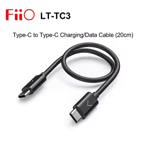 FiiO LT-TC3 20cm USB-C to USB-C Charging/Data Cable for Android phone Connect with Music Players/BTR