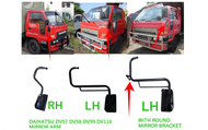 J01S00 DAIHATSU ALL MODEL DV57 DV58 DV99 DV116 MIRROR ARM MIRROR LORRY ACCESSORIES