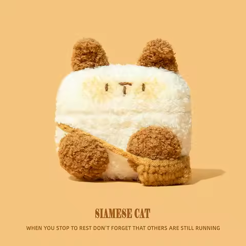 Rabbit Plush Case for AirPods 4 Airpod 1 2 3 Pro Pro2 Bluetooth Earbuds Charging Box Protective Earp