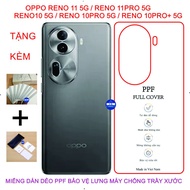 Back Cover Sticker For OPPO Reno 11 5G / Reno 11pro 5G / Reno 10 5G / Reno 10pro 5G / Reno 10pro + 5G Protect The Device Against Scratches