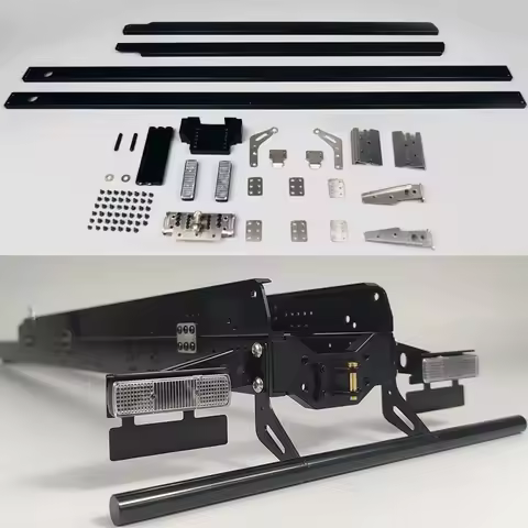 Simulation Metal Big Girder Modified Pieces for 1/14 Tamiya RC Truck Scania MAN Benz Actros Volvo Ca