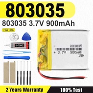 XDOU 3.7V 900mAh 803035 Lithium Polymer Rechargeable Battery For MP4 Toy Bluetooth Headset Speaker D