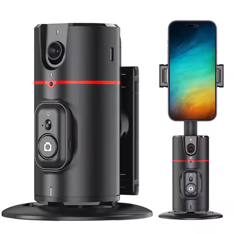 Auto Face Tracking Tripod 360° Rotation Auto Tracking Phone Holder Gesture Control Rechargeable for 