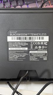 Razer BlackWidow V3 Tenkeyless Keyboard 黃軸