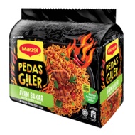 MAGGI PEDAS GILER AYAM BAKAR/TOM YUMMZ/CHEEZY BERAPI 5PCS/PACK