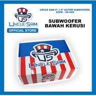 UNCLE SAM Car Audio 9”inch Active Subwoofer 250W - 21US6AS | Subwoofer Bawah Kerusi | Woofer Sub