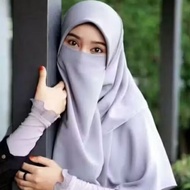 2-LAYER Lace Veil BABYDOLL Lace Veil Cover