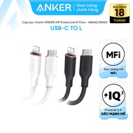 [ gift ] ANKER 641 PowerLine III Flow USB-C to L Fast Charging Cable [MFi] Silicone - For iPhone 8-1