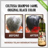 Shampo pewarna rambut uban sin hair shampoo black hair shampoo cultusia penghilang uban permanen