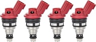 4pcs Fuel Injectors Replacement for 1993-1999 Nissan Altima 1991-1998 240SX 2.4L L4 1994 1998 1999 S