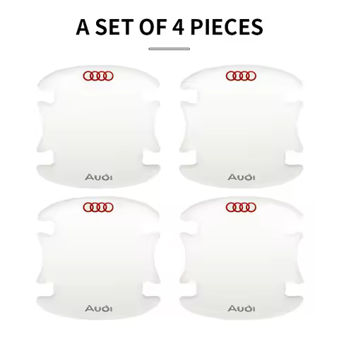 Car Sticker Clear Door Bowl Guard Sticker Pre-Cut Transparent Decal Special Design for Audi A3 A4 B5