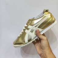 Onitsuka Girls gold white sneakers