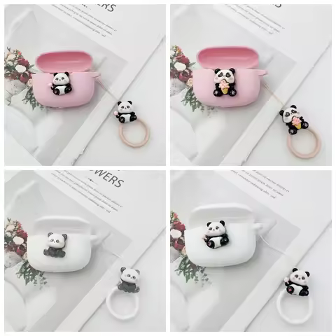 cute panda Earphone Cover For HONOR Choice Earbuds X7 Lite /LCHSE X7Lite X7e /TiinLab S7 X7i Case Si