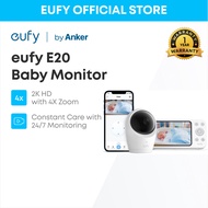 eufy Baby Monitor E20 with 2K Camera, Hybrid Wi-Fi and No Wi-Fi Connection, App and Monitor Control,