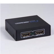 Bộ chia hdmi bộ chia hdmi 1 ra 2 định dạng 1080 dpi Bộ chia HDMI1 ra 2 cao cấp 4K (đen) 3hcomputer