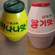 韓國香蕉+草莓牛奶鐵罐存錢筒2入