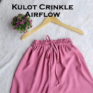 Pants Premium Jumbo Crincle Airflow Culottes Pants Weight 40-85 Kg