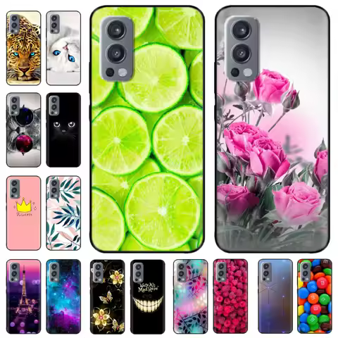 For OnePlus Nord 2 5G Case Nord2 Bumper 6.43 inch Soft TPU Silicone Cover for One Plus Nord 2 5G Cas