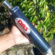 Exhaust canister only DBS Carbon 2 stroke for ninja RR RS SS Fiz R RXZ