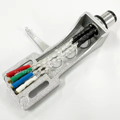 5N Pure Silver wire headshell SME connector type 1.2/1.3 terminals standard 1/2' headshell for Techn