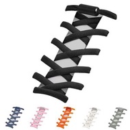 雜乜鋪 - 【黑色】彈性懶人鞋帶 無綁鞋帶 運動鞋 波鞋 皮鞋 帆布鞋 鞋帶替代品 多顏色