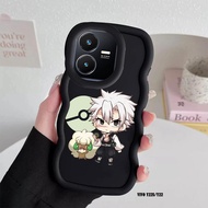 Case hp Vivo Y22 Y22S Y22T Y35 Y17S Y16 Y56 5G Y02S New Macaron Candy Color Silicone Casing Cartoon 