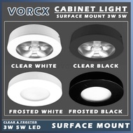 LH P5 3W 5W Clear & Frosted Surface Mount Cabinet Light 3000K