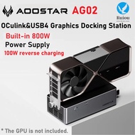 AOOSTAR AG02 OCulink & USB4 Graphics Docking Buit-in 800W Power Supply 3*8pin Graphics Card Power Co