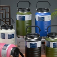 BOTTLE thermos BOTTLE with straw 9cm wide mouth stainless steel 1500ml 2000ml keeps heat for 8-12 ho