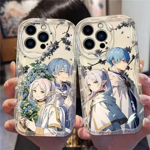 Beyond Journey Ends Frieren For Apple iPhone 15 14 13 12 11 XS XR X Pro Max Plus Wave Oil TPU Phone 