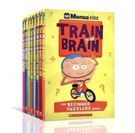 Mensa Train Brain 8 Volumes Full Color Set,#STEM#,Olympiad, Storm Memory,Thinking Logic