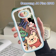 Casing For Samsung Galaxy J4 J6 Plus 2018 J7 Prime J7 Pro 2017 J2 Pro 2018 J2 Prime Soft Case Cartoon Winnie the Pooh Shockproof Phone Cover Silicone Softcase