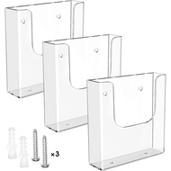 Acrylic Wall Mount Brochure Flyer Magazine Literature Holder A5 A4