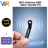 【Ready Stock KL】3dBi Dual Band WiFi Antenna 2.4GHz/5GHz/5.8GHz 11cm RP-SMA Needle Pin