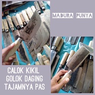 pemotong daging calok bendo madura asli bendo madura tajam pengipas kelapa calok kikil golok daging 